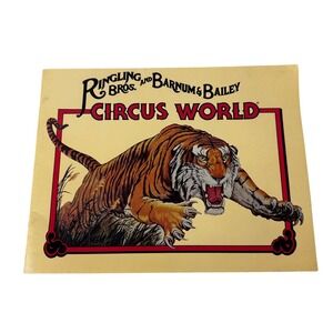 Vintage Ringling Bros.‎ and Barnum & Bailey Circus World Program